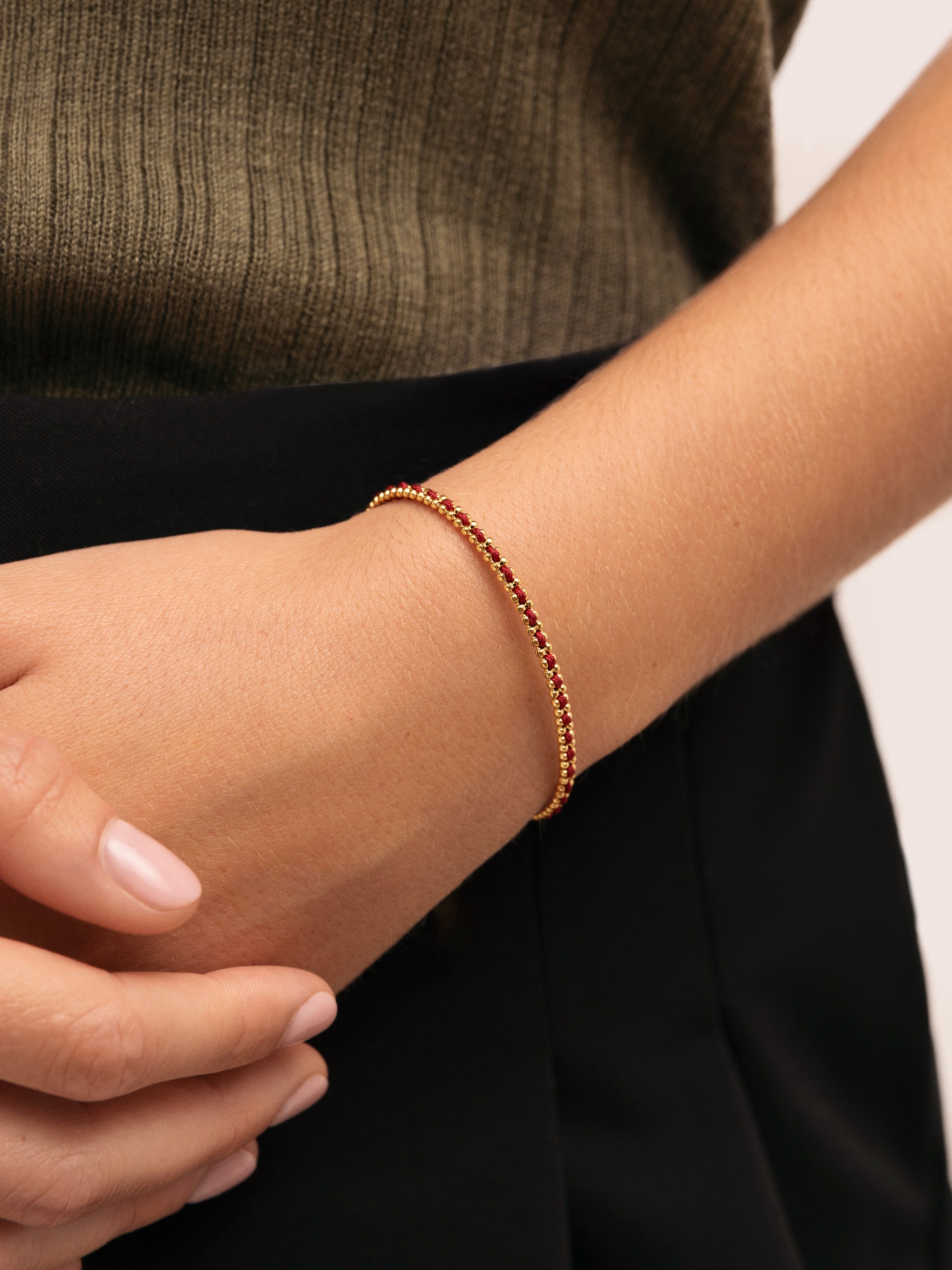 Morgana Red Stainless Steel Bracelet