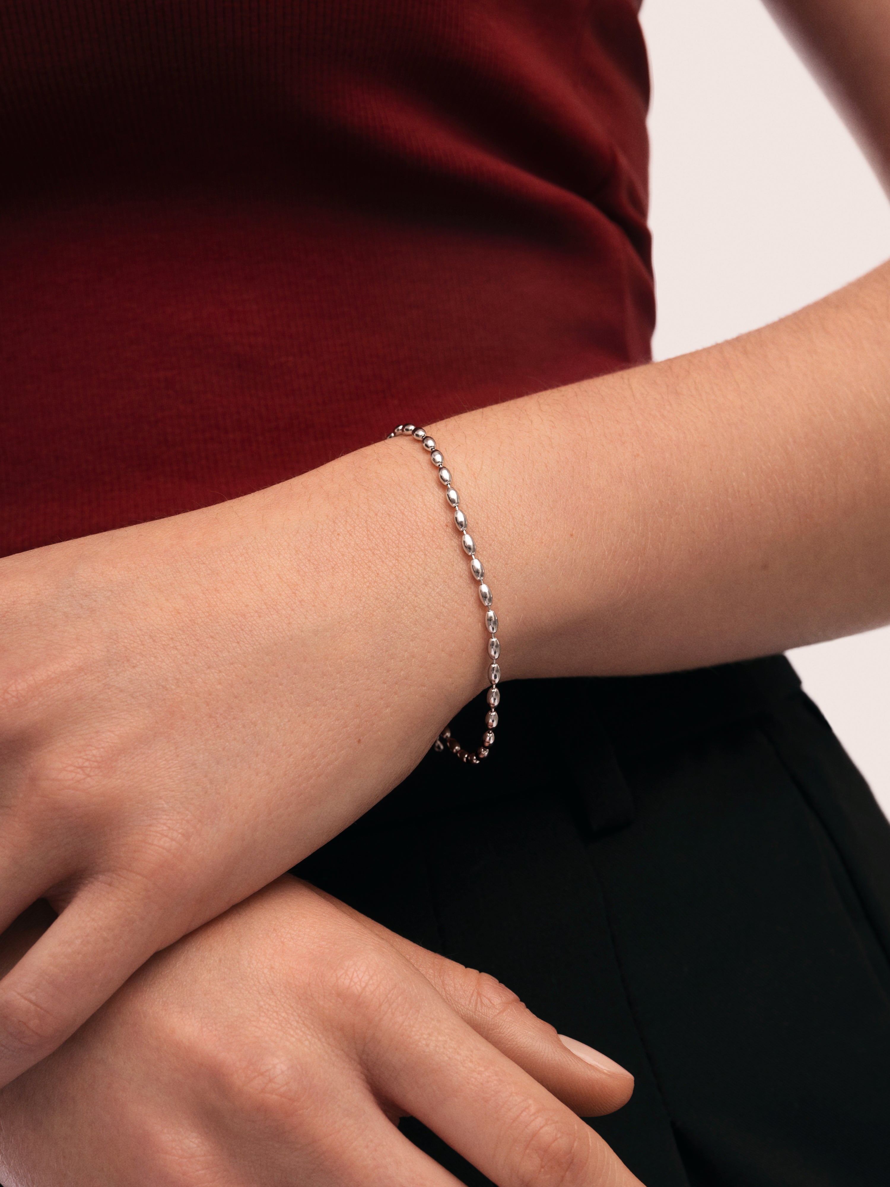 Serpentine Stainless Steel Bracelet