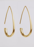 Gold Arch Drop Earrings
