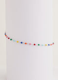 Dots Colors Enamel Silver Bracelet