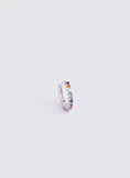 Colors Silver Hoop Earrings