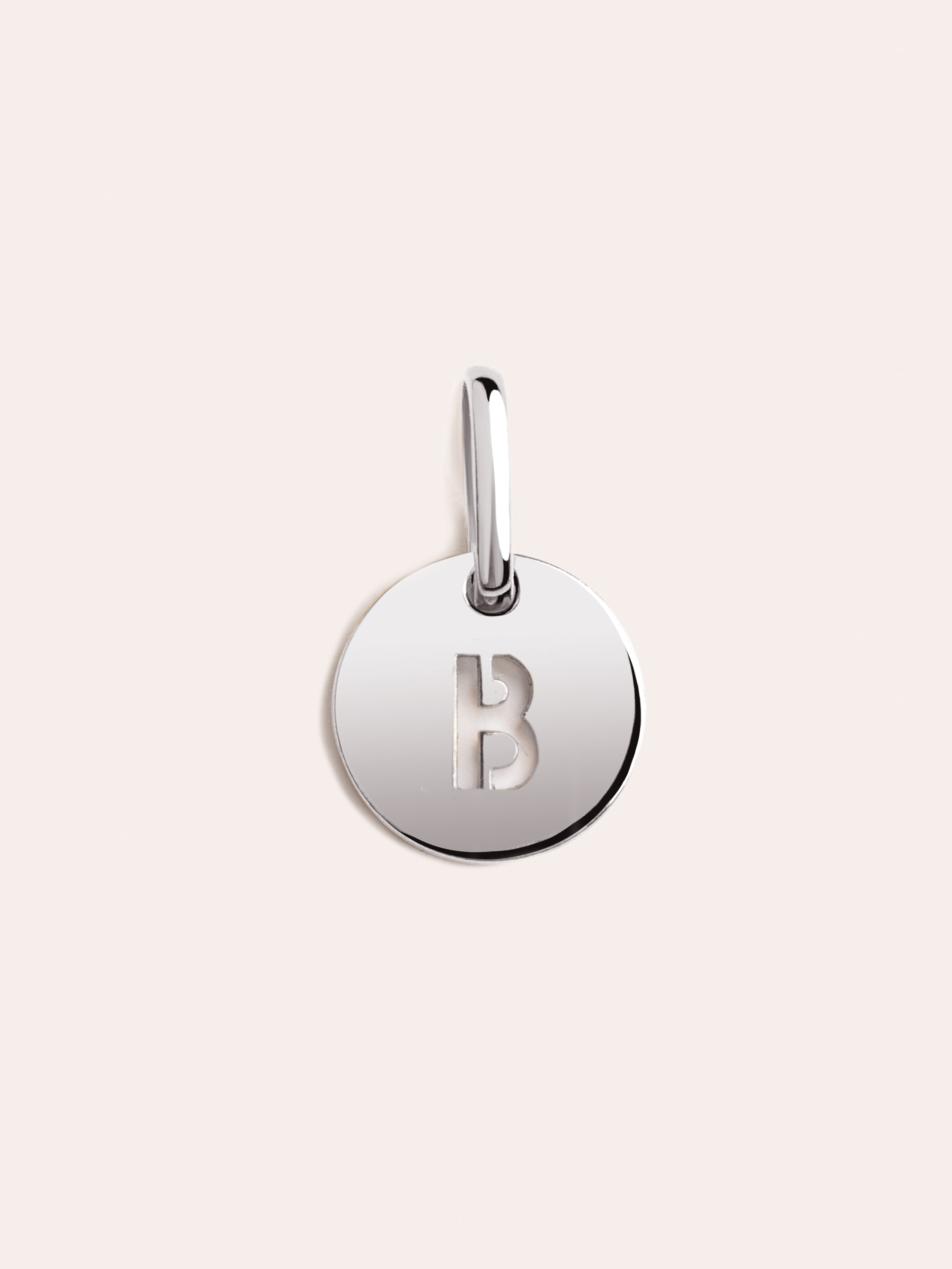 Mini Medallion Silver Letter