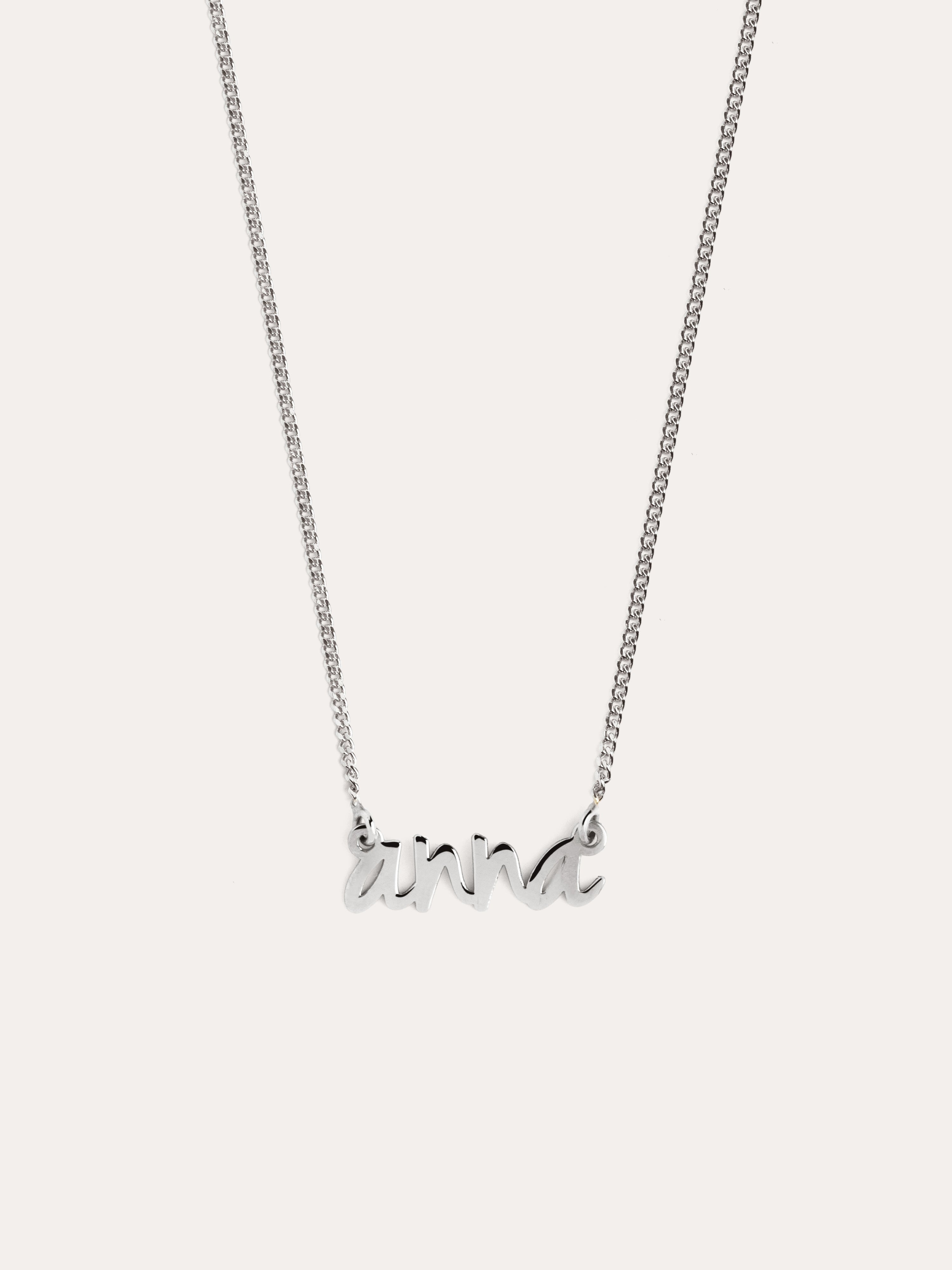 Collar Personalizado Sue Plata