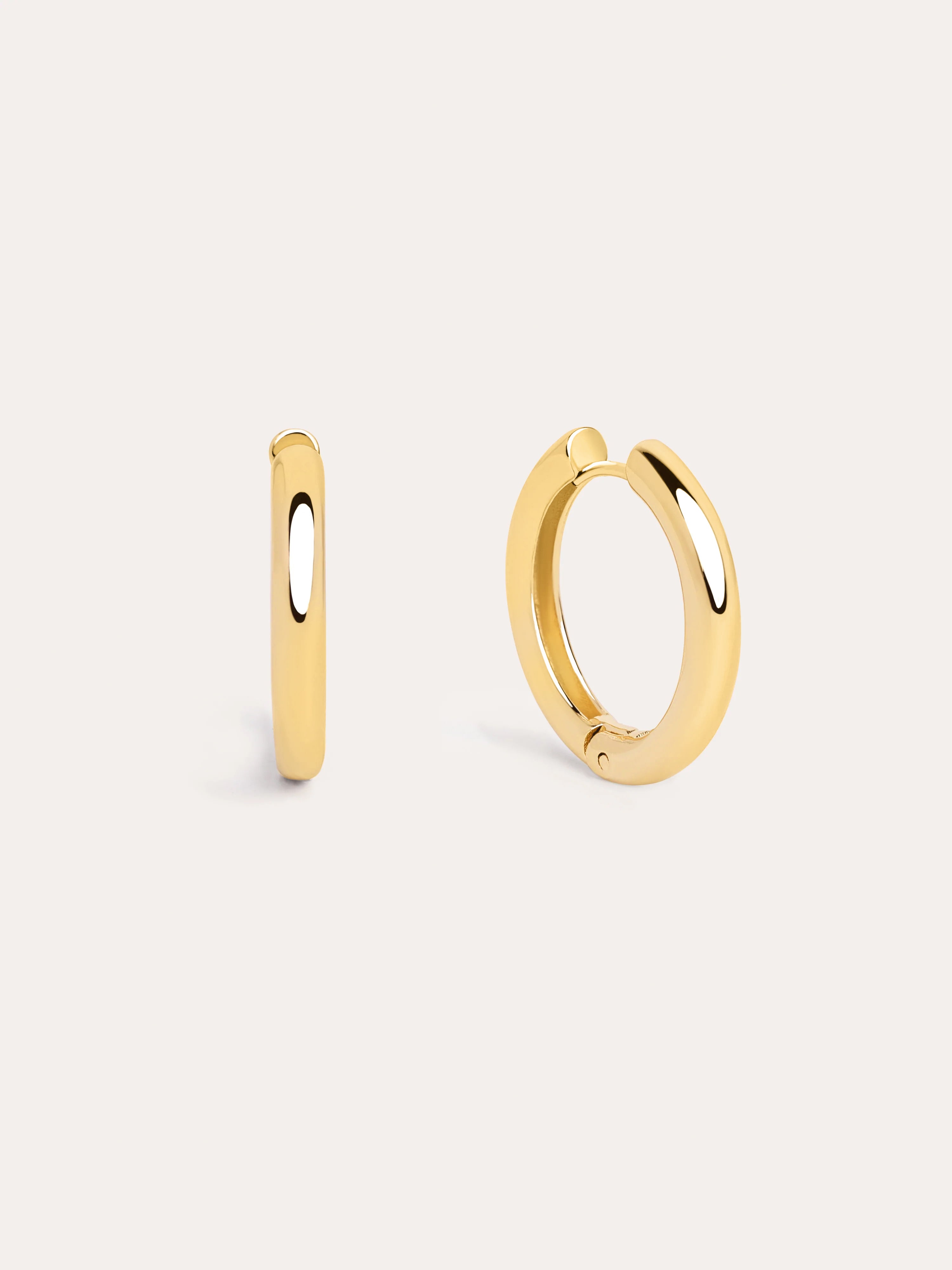 Carmen M Gold Hoop Earrings