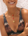 Tinsel Stainless Steel Gold Necklace