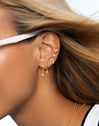 Running Gold Single Earring