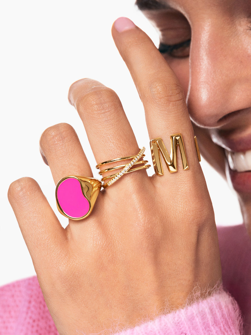 Anillo Comete Baño Oro