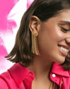 Tamara Cascade Gold Earrings 