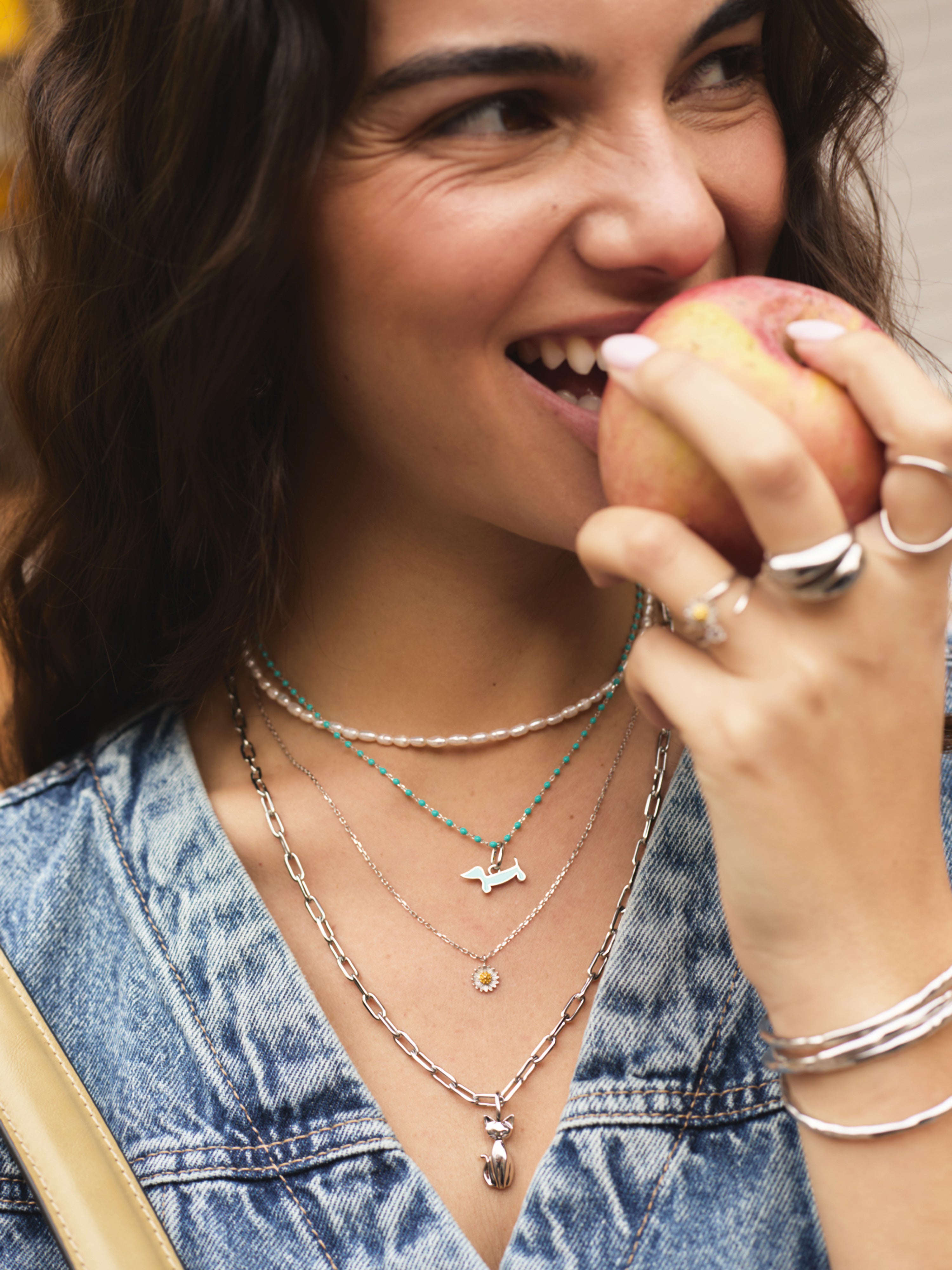 Collar Margarita Plata