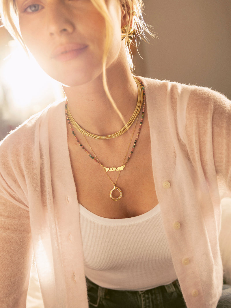 Cleopatra Stainless Steel Gold Choker