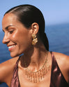 Portobello Stainless Steel Gold Earrings 