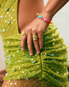 Anillo Shelly Acero Baño Oro