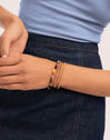 Cleopatra Rose Stainless Steel Gold Bracelet