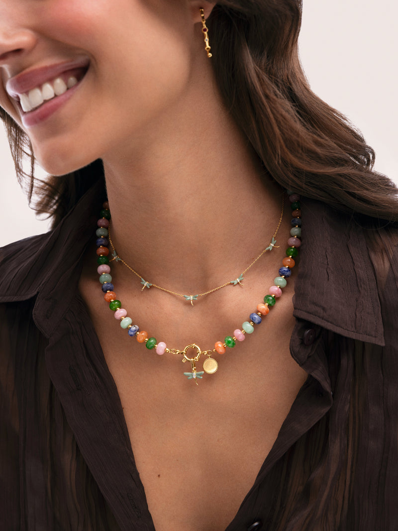 Dragonfly Gold Necklace 