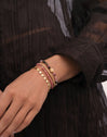 Amulet Cats Eye Stainless Steel Gold Bracelet