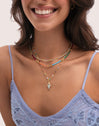 Joy Colors Stainless Steel Gold Necklace