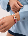 Pulsera Gummy Stones Acero Baño Oro - vista 5