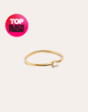 Single Spark Gold Ring