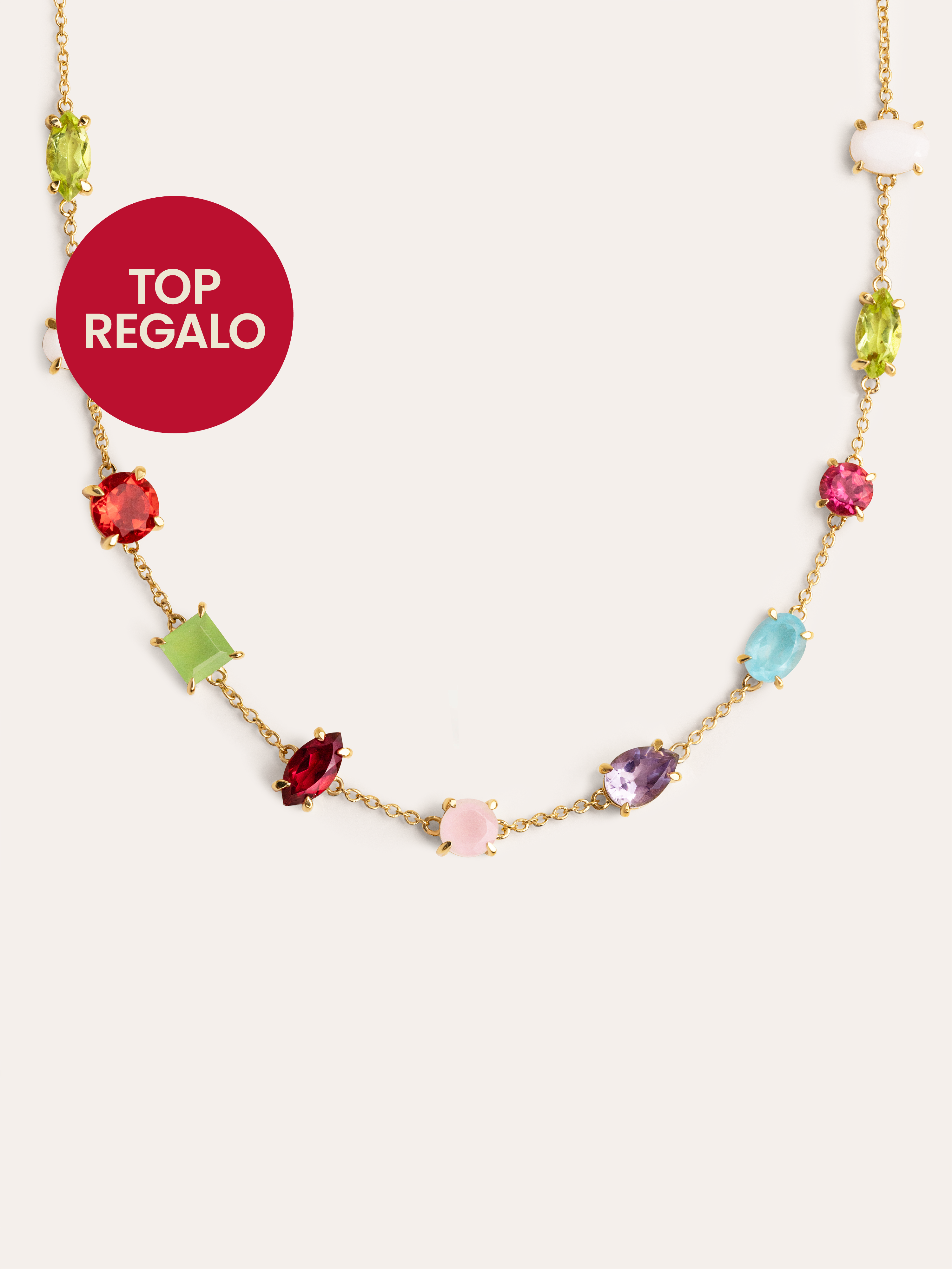 Drop Orquidea Gold Necklace