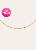 Mini Twist Stainless Steel Gold Necklace