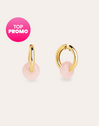 Pendientes Aro Carmen True Rose Baño Oro