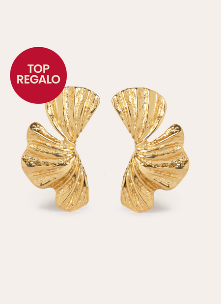 Portobello Stainless Steel Gold Earrings 