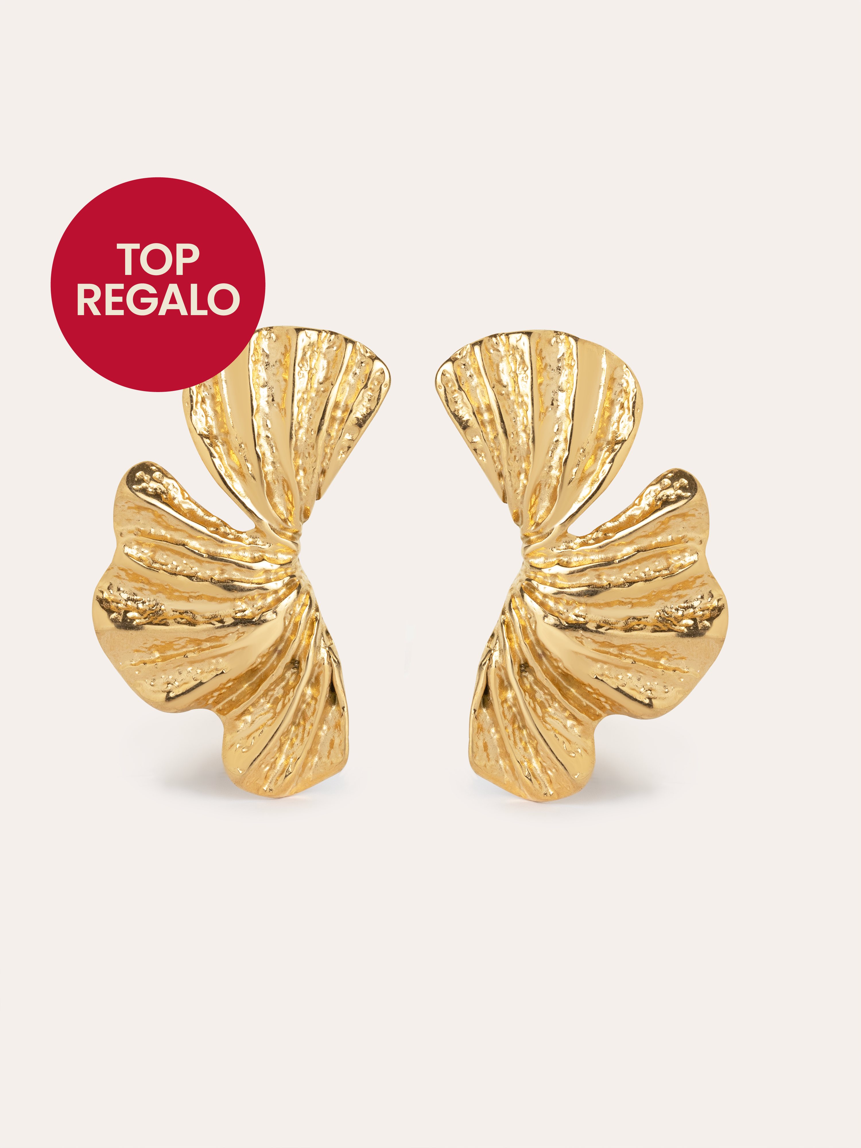 Portobello Stainless Steel Gold Earrings 