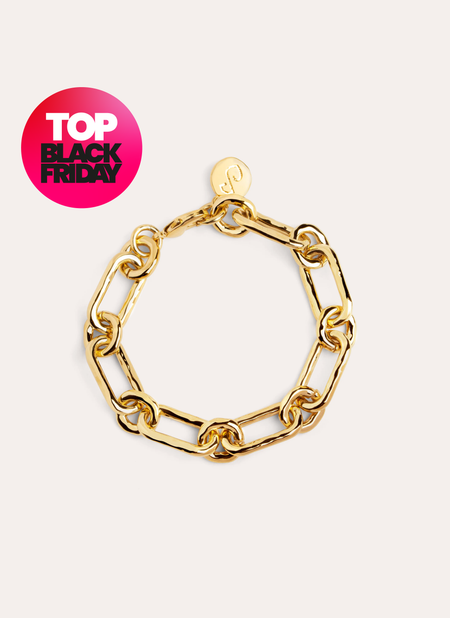 Zambia Link Gold Bracelet