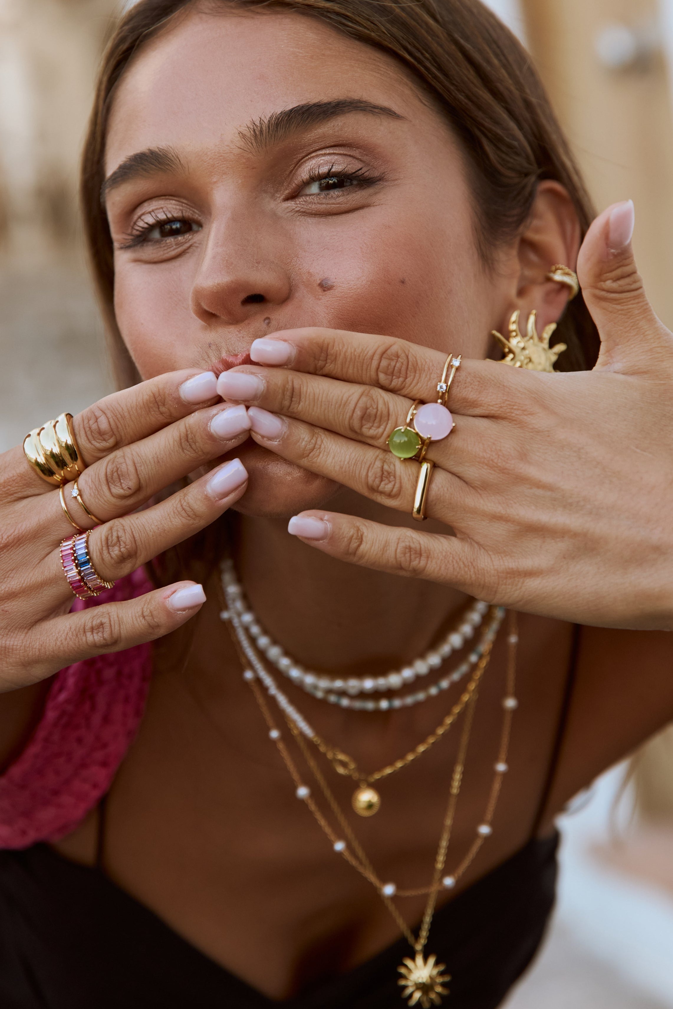 Celebrate Pink Gold Ring