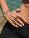 Charlotte Orange Gold Ring