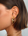 Mombasa Gold Hoop Earrings