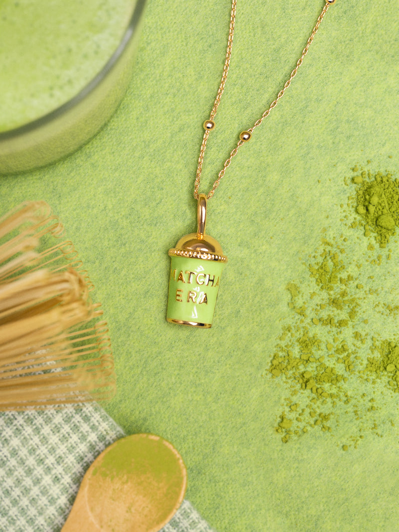 Charm Matcha Baño Oro