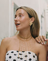 Flower Spring Gold Earrings