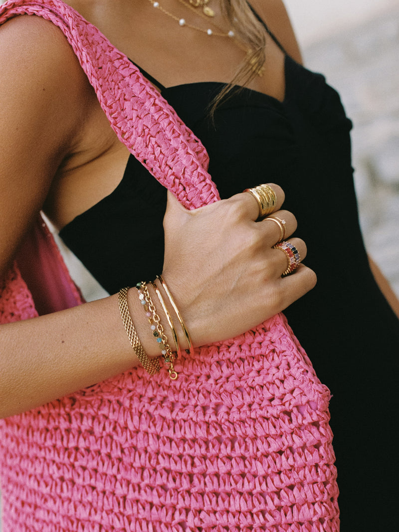 Orla Rope Stainless Steel Gold Bracelet