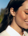 Single Hoop Earring Cleo S Gold Plated