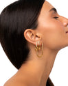 Aby Gold Hoop Earrings