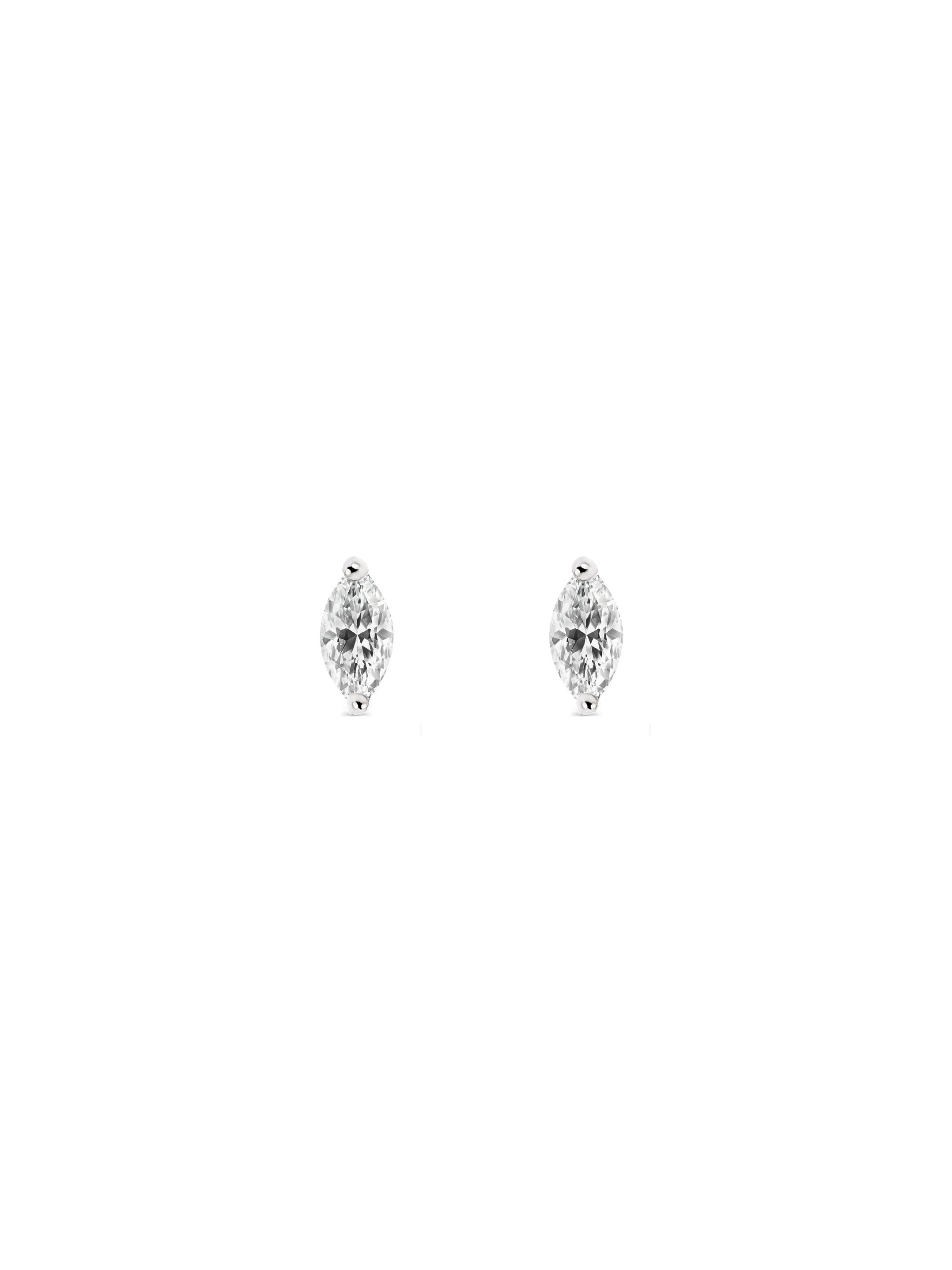 Pendientes Marquise Plata