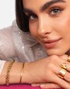 Brazalete Cane Baño Oro