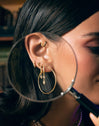 Moon Gold Single Earring