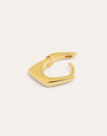 Point Gold Single Earring