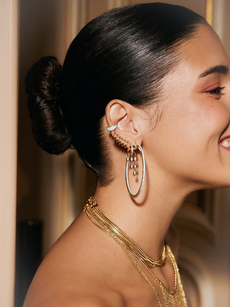 Scarlett XL Gold Hoop Earrings 