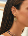 Pendientes Aro Carmen True Colors Acero Baño Oro