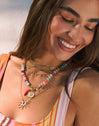 Tape Choker Steel Gold