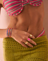 3 Pack Rainbow Fruits Stainless Steel Bracelets