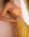 Brazalete Allegra Acero Baño Oro