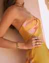 Honey Stainless Steel Gold Ring