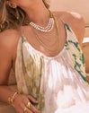 Collar Audrey Premium Acero Baño Oro