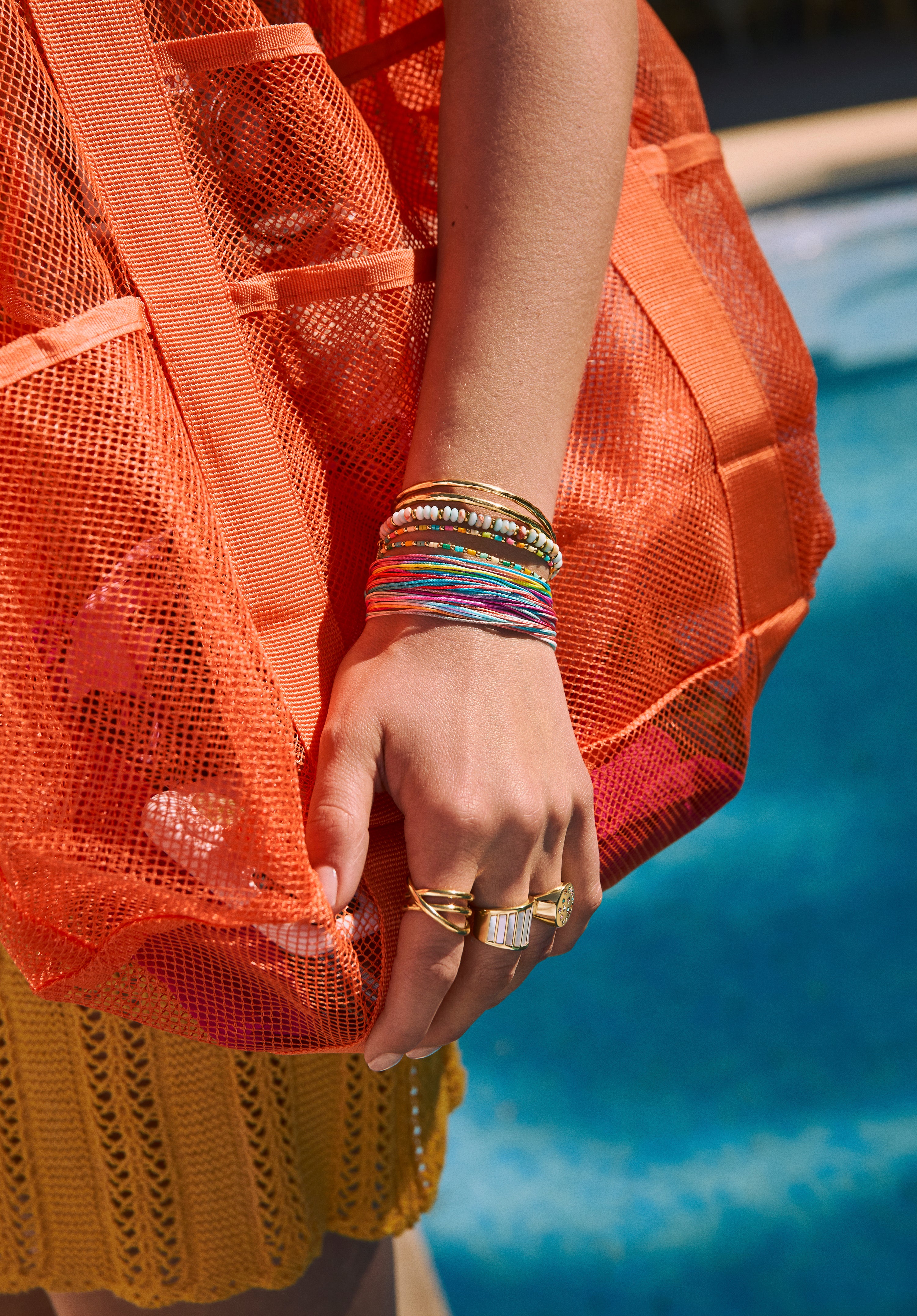 Full Daylight Stainless Steel Gold Bracelet 