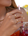 Clover Ring Gold Plated