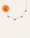Collar Butterfly Baño Oro